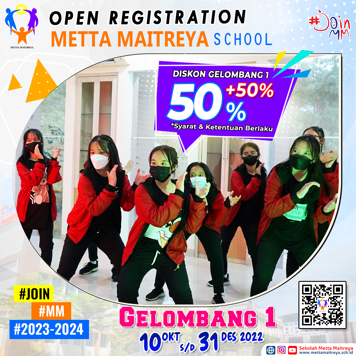Open Registration Gelombang 1 (III) | SEKOLAH METTA MAITREYA